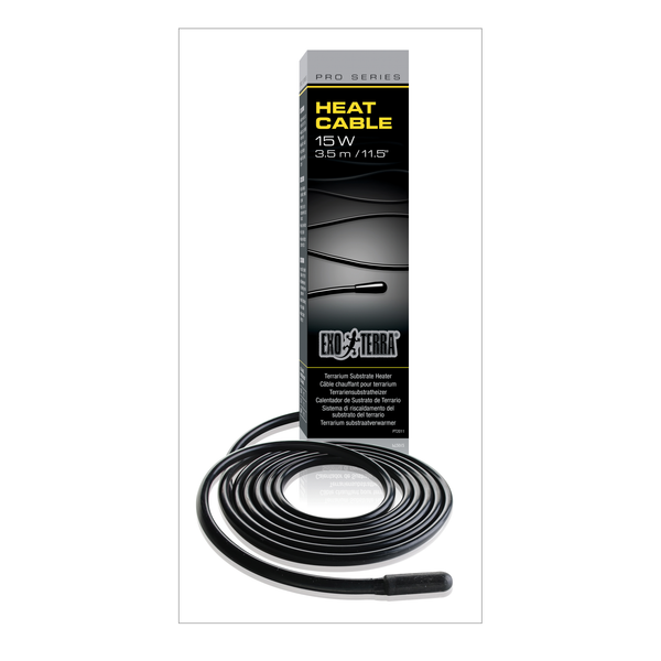 Afbeelding Exo Terra Kabelverwarming 3.5 m - Verwarming - 15 Watt door Petsplace.nl