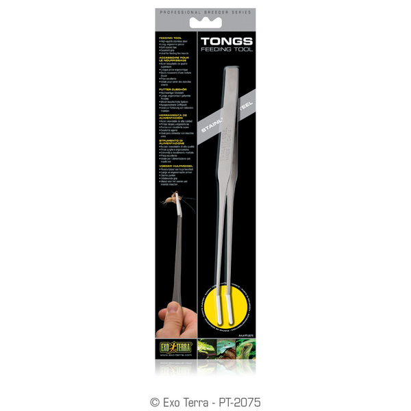 Afbeelding Exo Terra Voedertang Roestvrijstaal - Accessoire - 25 cm door Petsplace.nl