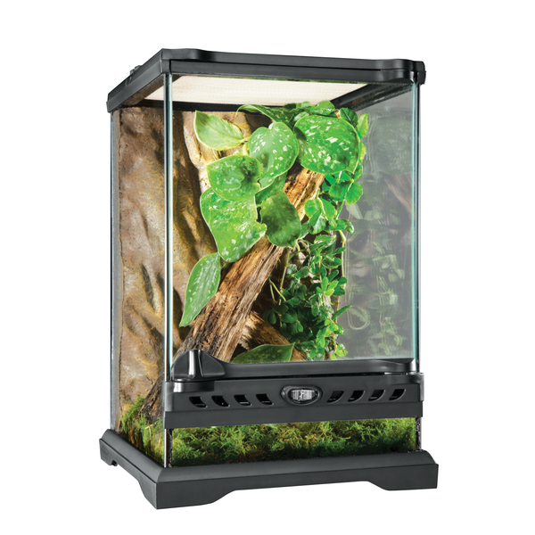 Afbeelding Exo Terra Nano Terrarium - Terraria - 20x20x30 cm Zwart door Petsplace.nl