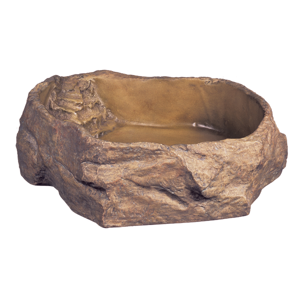 Afbeelding Exo Terra Waterbak Rotsmotief - Drinkbak - Xlarge door Petsplace.nl