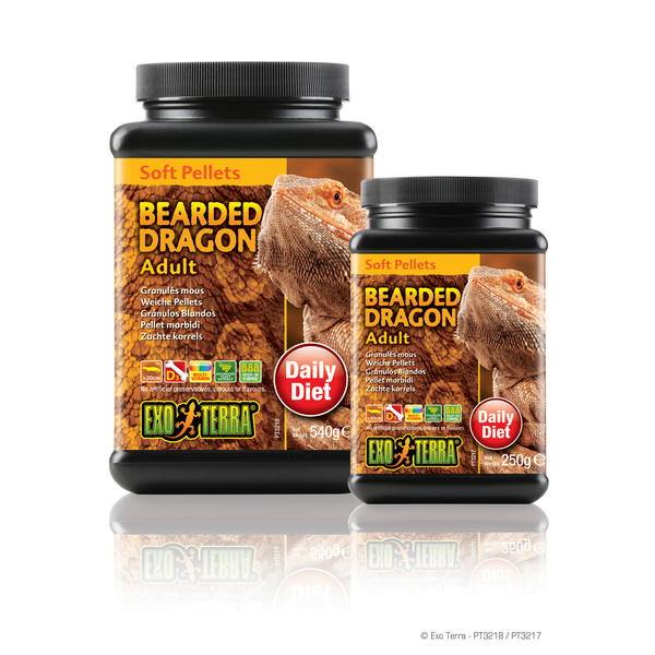 Afbeelding Exo Terra Soft Pellets Baardagamen - Voer - 250 g Volwassen door Petsplace.nl