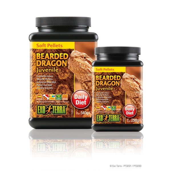 Afbeelding Exo Terra Soft Pellets Baardagamen - Voer - 250 g Jong door Petsplace.nl