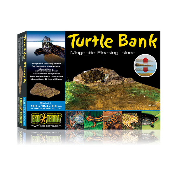 Afbeelding Exo Terra Schildpaddeneiland Turtle Bank Small - Ornamenten - 16.6x12.4x3.3 cm door Petsplace.nl