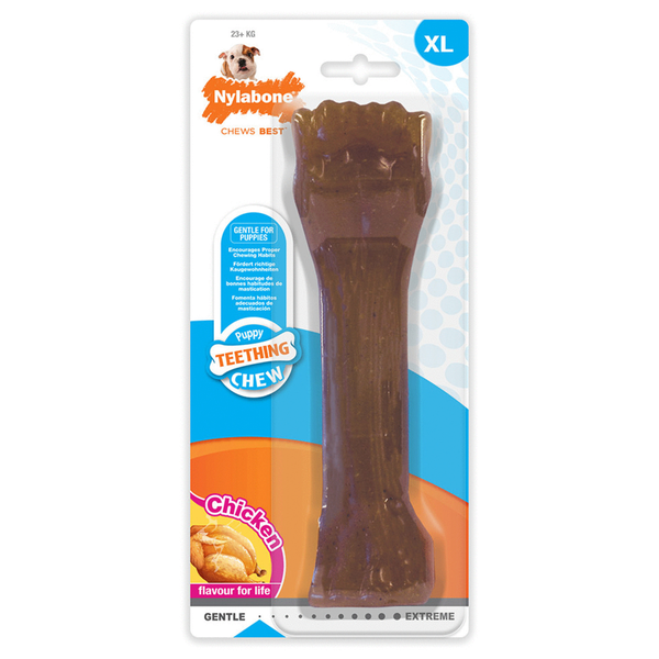 Afbeelding Nylabone Flexible Puppy Bone Souper Xlarge - Hondenspeelgoed - Kip Vanaf 23kg door Petsplace.nl