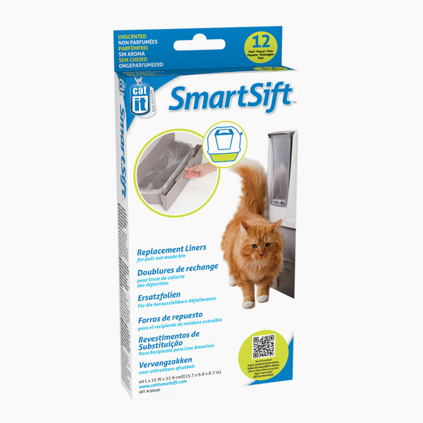 Catit Smartsift Afvalzak - Kattenbak - 40x25x22 cm Wit