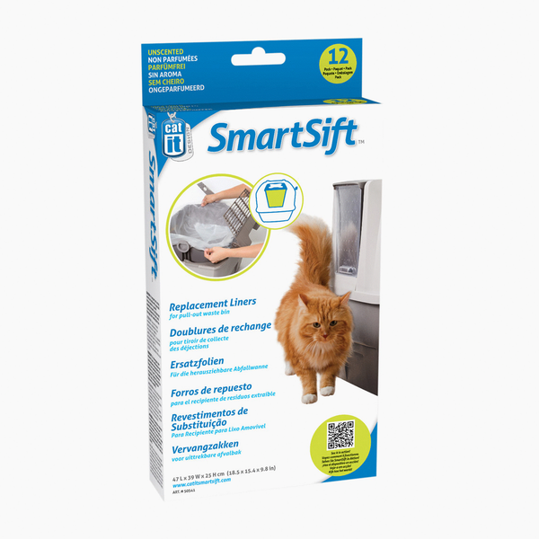 Catit Smartsift Afvalzak - Kattenbak - 47x39x25 cm Wit