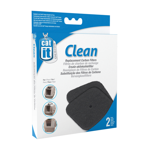 Afbeelding Catit Koolfilter Kattentoilet - Kattenbakaccessoires - 2 stuks door Petsplace.nl