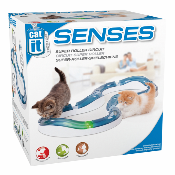 Catit Senses Super Roller Circuit - Kattenspeelgoed - per stuk