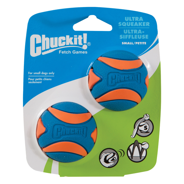 Chuckit! Ultra Squeaker Ball - Small - 2 stuks