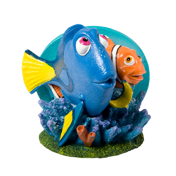 Afbeelding Disney Decor Nemo Dory En Marlin - Aquarium - Ornament - 10x9x11 cm Multi-Color door Petsplace.nl