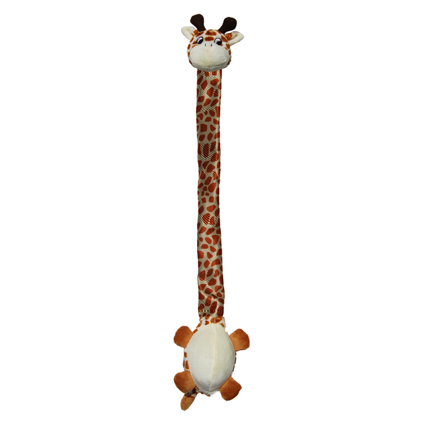 Kong Dangler Giraffe - Hondenspeelgoed - 62x11x8 cm Bruin Oranje