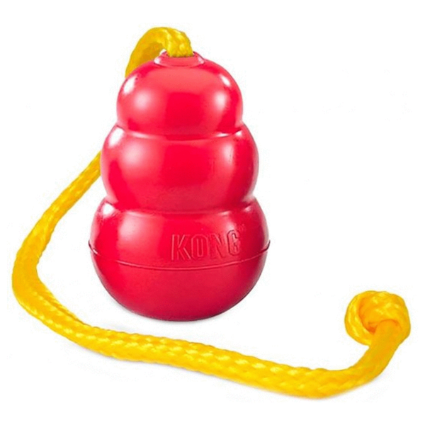 Afbeelding Kong Classic Rope Rood - Hondenspeelgoed - Large door Petsplace.nl