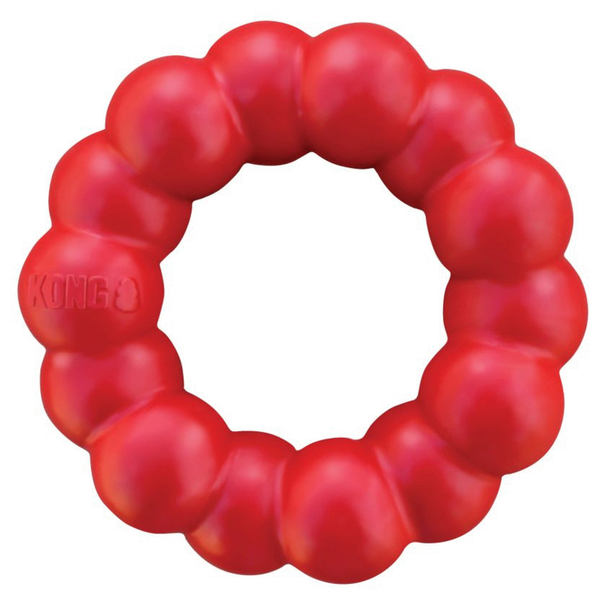 Afbeelding Kong Ring - Hondenspeelgoed - Rood Medium/Large door Petsplace.nl