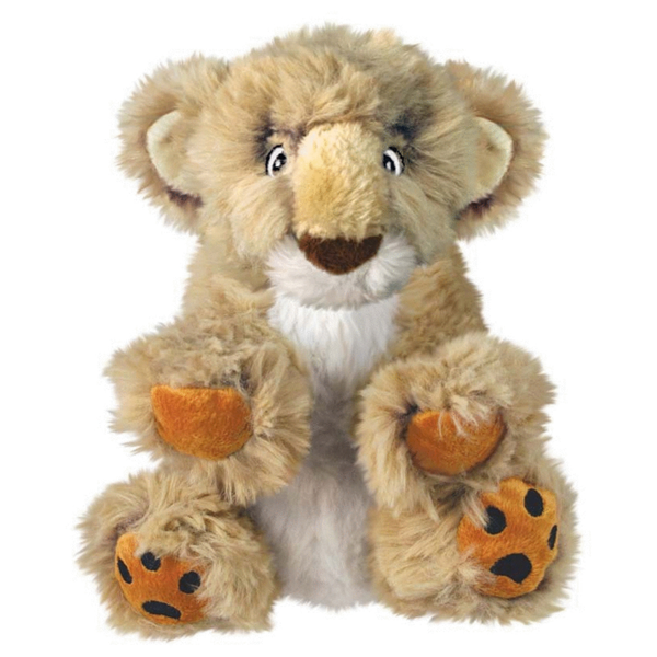 Kong Comfort Kiddos Lion - Hondenspeelgoed - Bruin Large