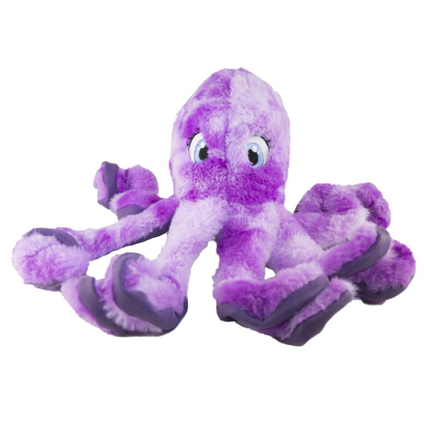 Afbeelding Kong Soft Seas Octopus Paars - Hondenspeelgoed - Large door Petsplace.nl