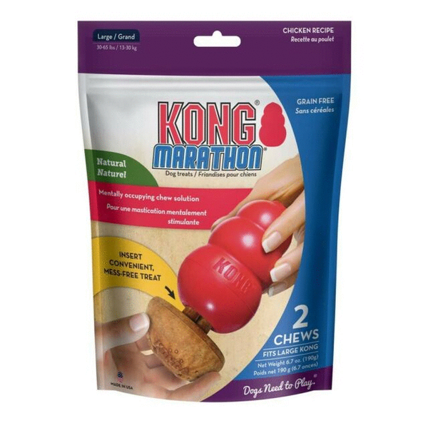 Kong Marathon Hondensnack Kip - Hondensnacks - L