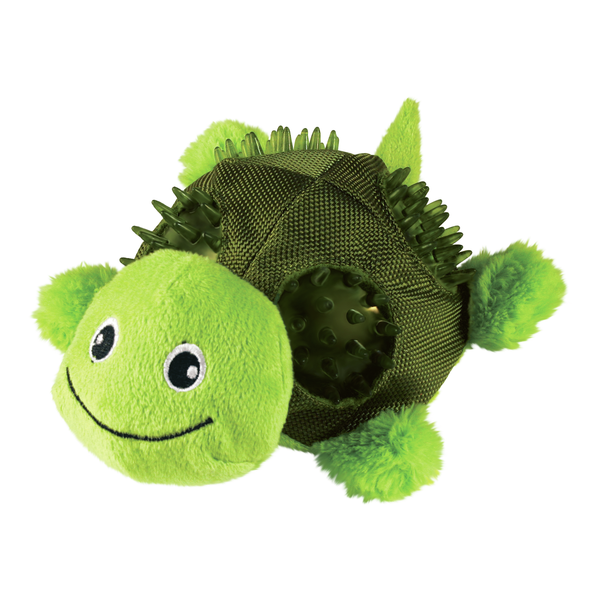 Afbeelding Kong Speeltje Schildpad - Hondenspeelgoed - 8x15x23 cm Large door Petsplace.nl