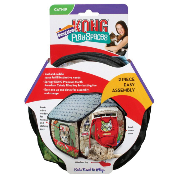 Afbeelding KONG Kat - Play Spaces Bungalow door Petsplace.nl