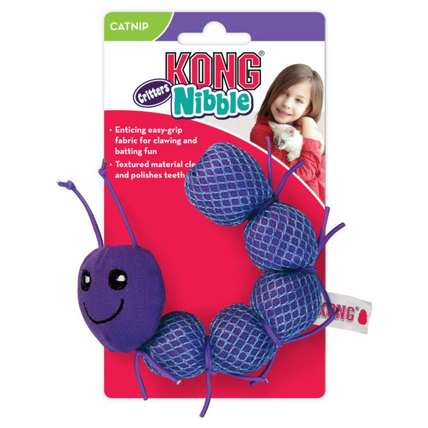 Afbeelding KONG Nibble Critters - Rups door Petsplace.nl