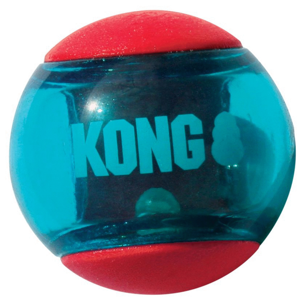 Afbeelding KONG Squeezz Action Red - Large (2 ballen) door Petsplace.nl
