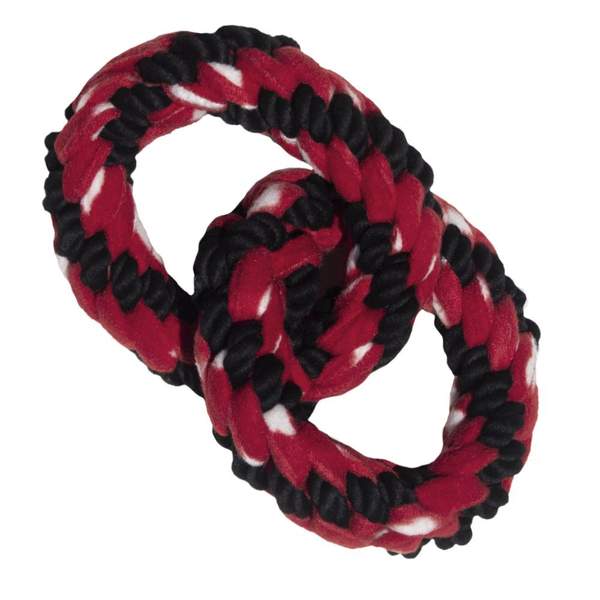 Afbeelding Kong Signature Rope Double Ring Tug - Hondenspeelgoed - per stuk door Petsplace.nl