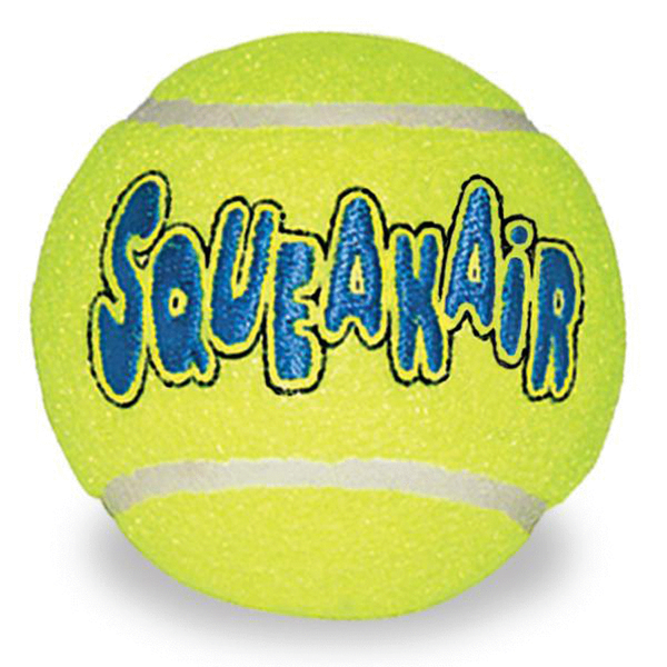 Afbeelding Kong Air Squeaker Ball Geel - Hondenspeelgoed - Xsmall door Petsplace.nl
