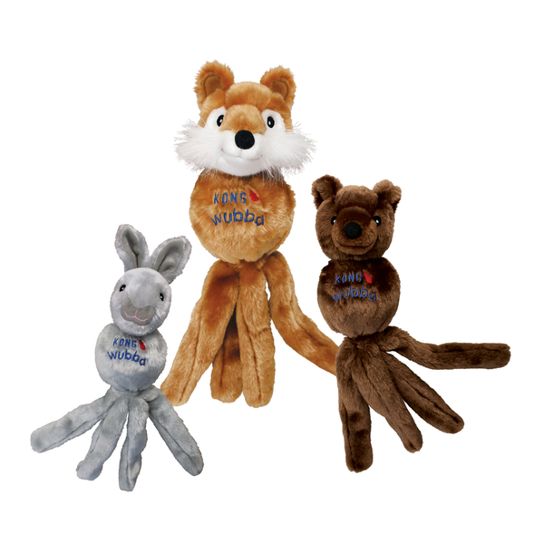 Afbeelding Kong Wubba Friend Assorti - Hondenspeelgoed - Small door Petsplace.nl