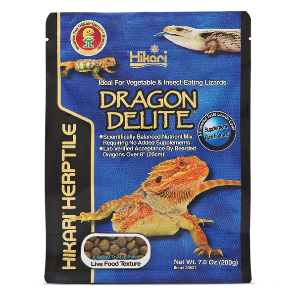 Afbeelding Hikari Herptile Dragon Delite - Voer - 200 g door Petsplace.nl