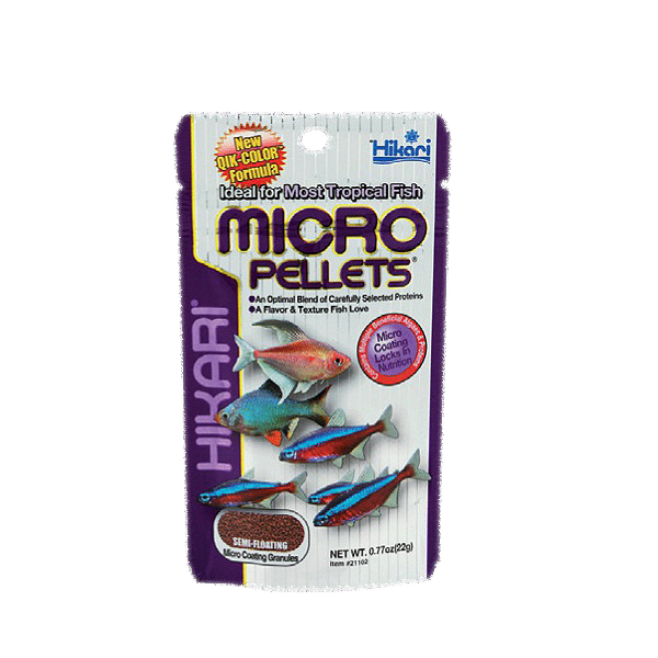 Afbeelding Hikari Micro Pellets - Vissenvoer - 80 g door Petsplace.nl