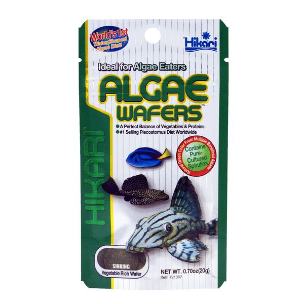 Hikari Algae Wafers - Vissenvoer - 20 g