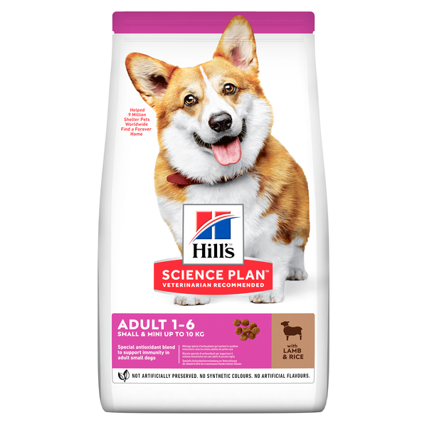 Afbeelding Hill's Adult Small & Miniature Lam & Rijst hondenvoer 1.5 kg door Petsplace.nl