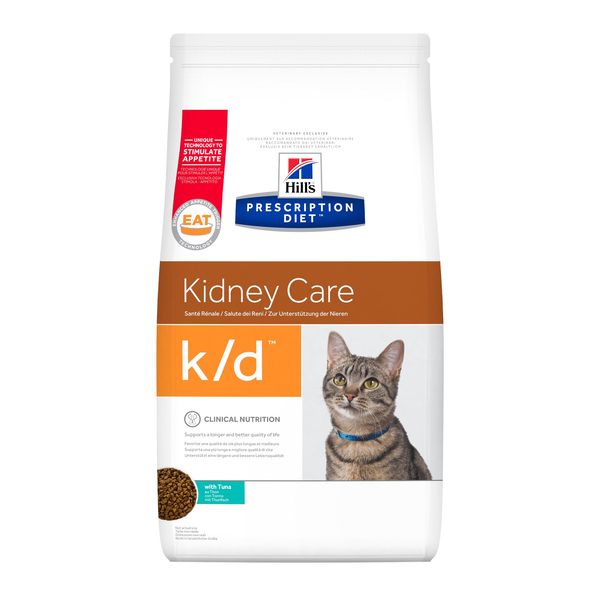 Afbeelding Hill's Prescription Diet K/D kattenvoer Tonijn 1.5 kg door Petsplace.nl