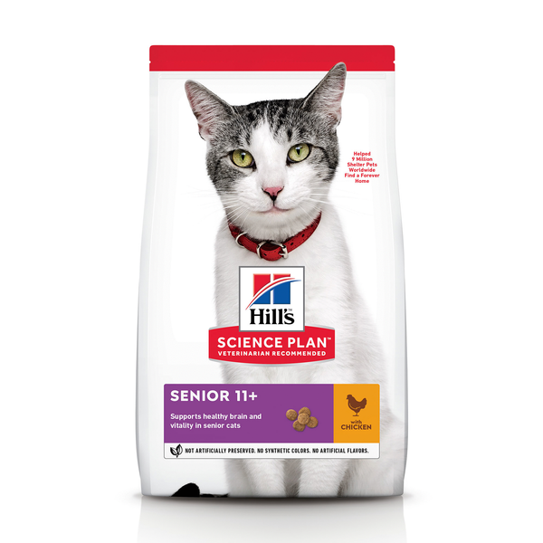Afbeelding Hill's Science Plan - Feline Senior - Chicken 1,5 kg door Petsplace.nl