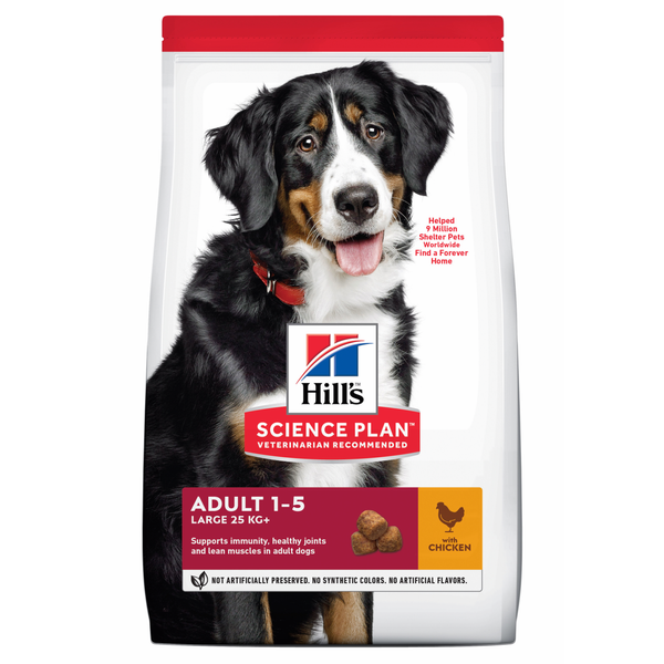 Afbeelding Hill's Science Plan - Canine Adult - Large Breed - Chicken 2,5 kg door Petsplace.nl