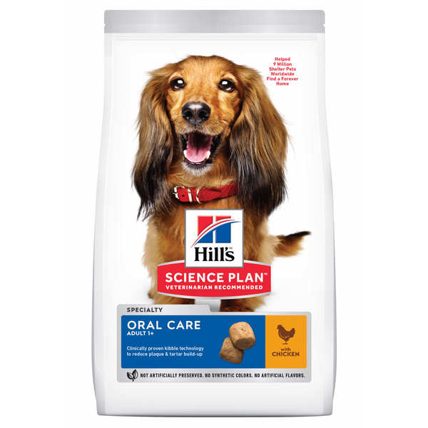 Afbeelding Hill's Science Plan - Canine Adult - Oral Care - Medium Chicken 2 kg door Petsplace.nl