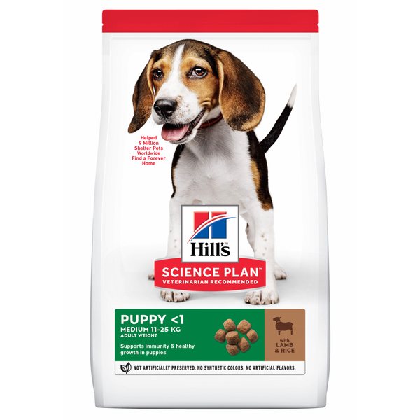 Afbeelding Hill's Science Plan - Puppy - Medium - Lamb & Rice 18 kg door Petsplace.nl