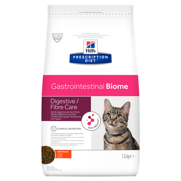 Afbeelding Hill's Gastrointestinal Biome met Kip Kattenvoer 5 kg door Petsplace.nl