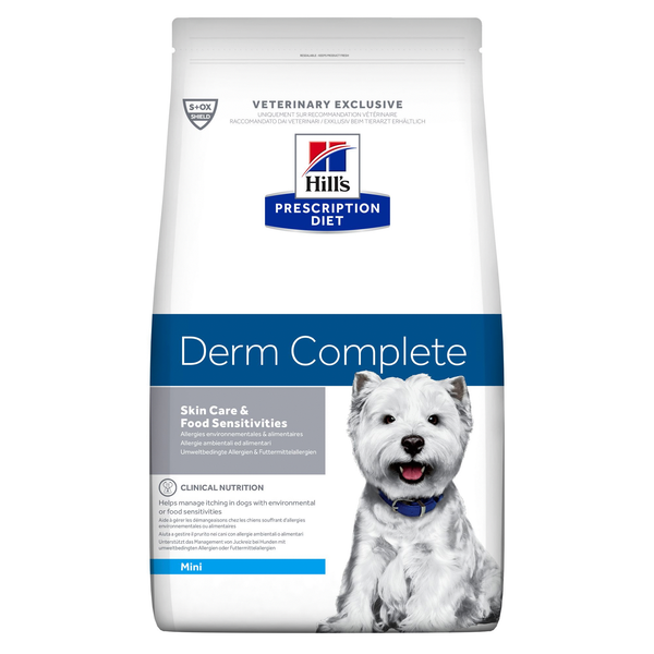 Afbeelding Hill's Prescription Diet Canine Derm Complete Mini - Hondenvoer - 6 kg door Petsplace.nl