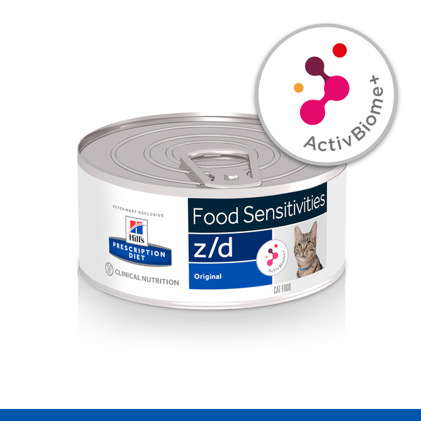 Afbeelding Hill's Prescription Diet Z/D Food Sensitivities Blik - Kattenvoer - 156 g door Petsplace.nl