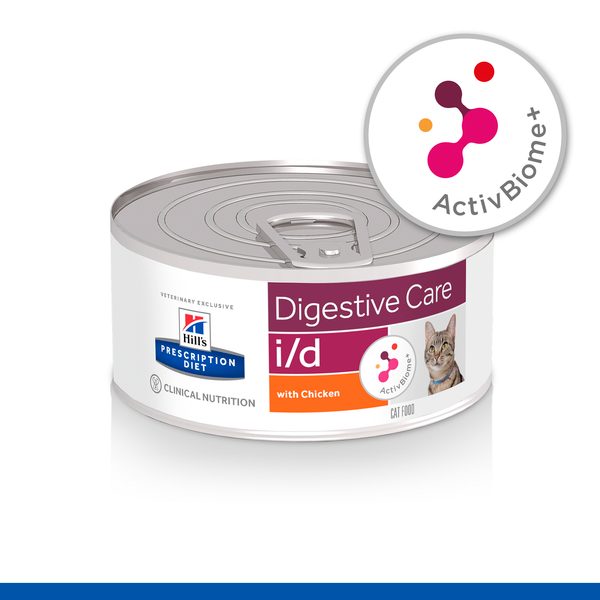 Afbeelding Hill's Prescription Diet I/D Digestive Care Blik - Kattenvoer - Kip 156 g door Petsplace.nl