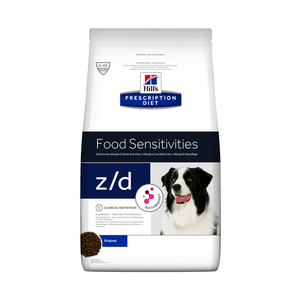 Afbeelding Hill's Prescription Diet Z/D Food Sensitivities Zak - Hondenvoer - 10 kg door Petsplace.nl