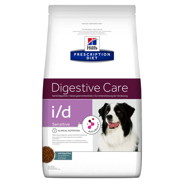 Afbeelding Hill's Prescription I/D (i/d) Sensitive Digestive Care ei & rijst hondenvoer 12 kg door Petsplace.nl