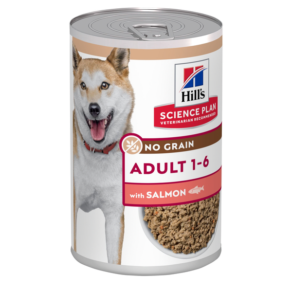 Afbeelding Hill's Canine Blik Adult No Grain 363 g - Hondenvoer - Zalm door Petsplace.nl