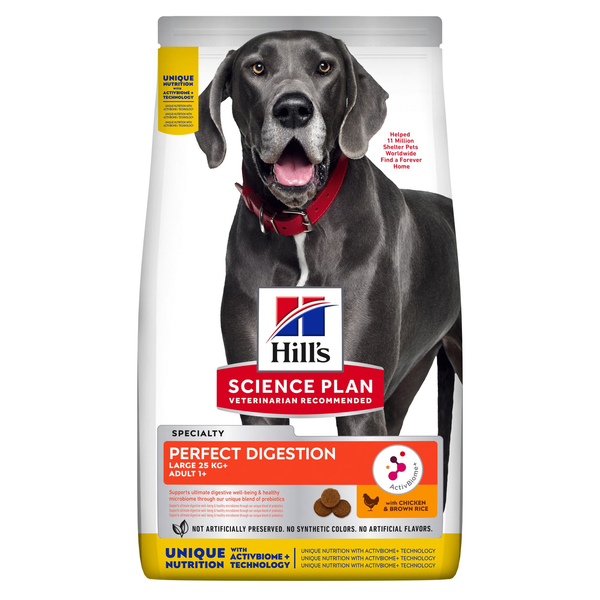 Hill's Canine Adult Perfect Digestion Large Breed - Hondenvoer - 12 kg