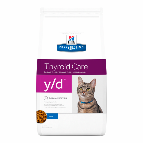 Hill's Prescription Diet Y/D Thyroid Care Zak Kip - Kattenvoer - 1.5 kg