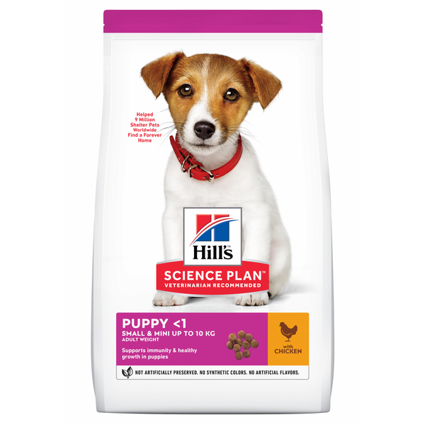 Afbeelding Hill's Puppy Small & Miniature kip hondenvoer 1.5 kg door Petsplace.nl