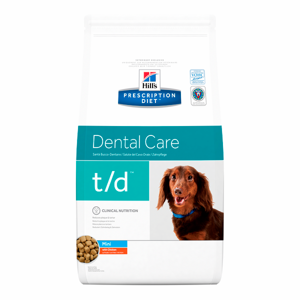 Afbeelding Hill's Prescription Diet T/D Mini hondenvoer 3 kg door Petsplace.nl