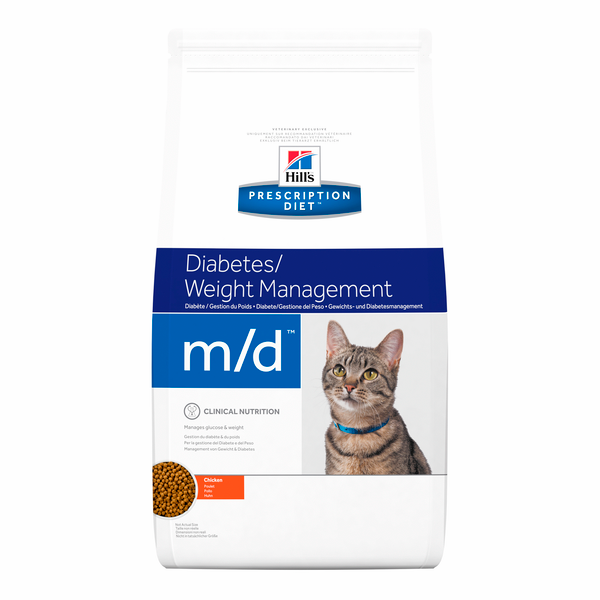 Afbeelding Hill's Prescription Diet M/D kattenvoer 5 kg door Petsplace.nl