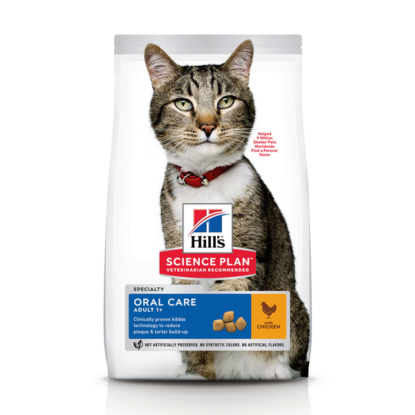 Afbeelding Hill's Oral Care Adult kattenvoer 1.5 kg door Petsplace.nl