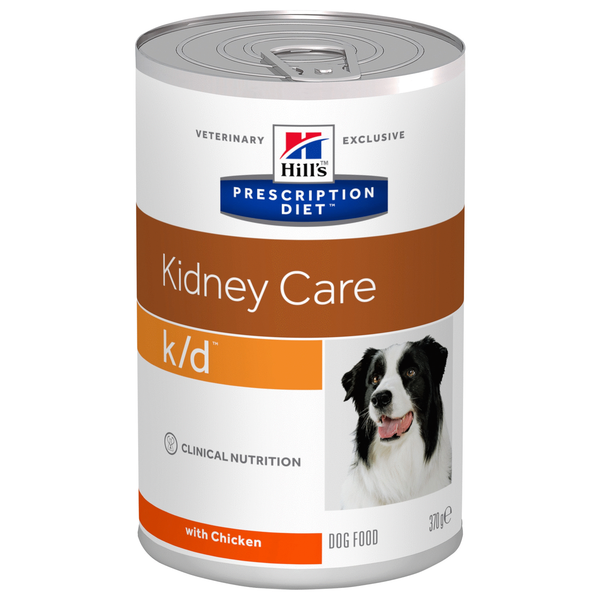 Afbeelding Hill's Prescription Diet K/D Kidney Care Blik - Hondenvoer - Kip 370 g door Petsplace.nl